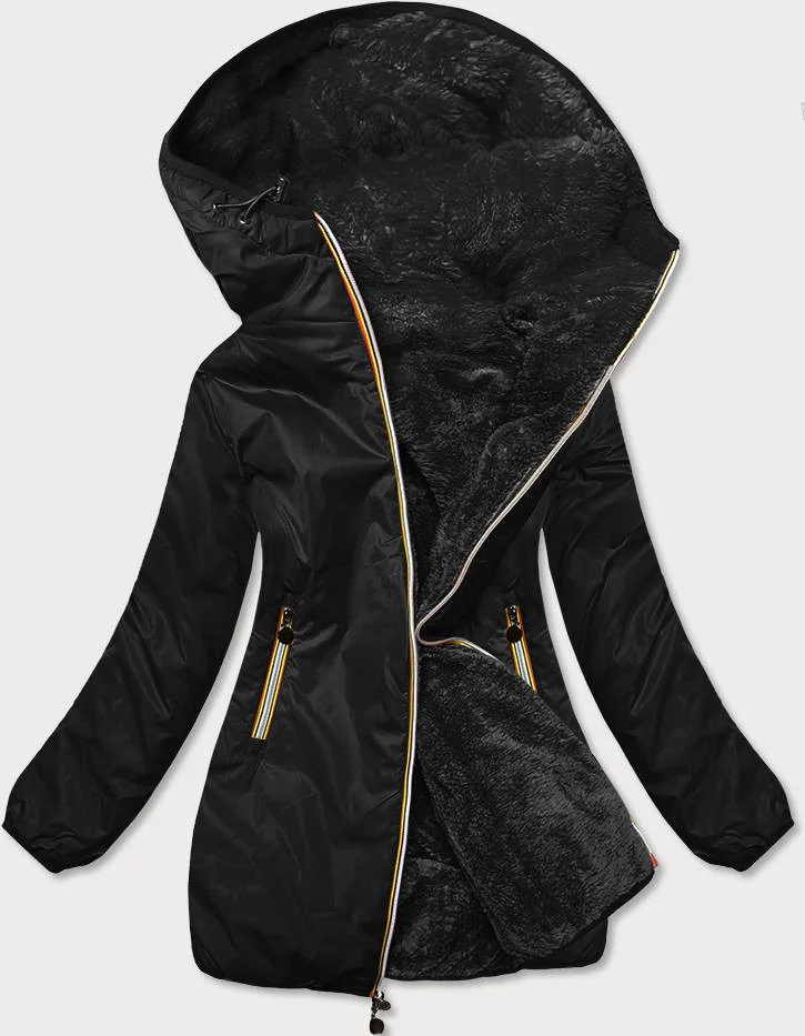 Oboustranná černá bunda pro ženy 953 Z-DESIGN