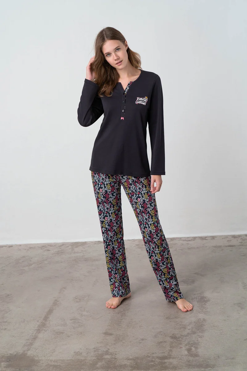 Dvoudílné pyžamo pro ženy Gwen JNOT8Q - Vamp