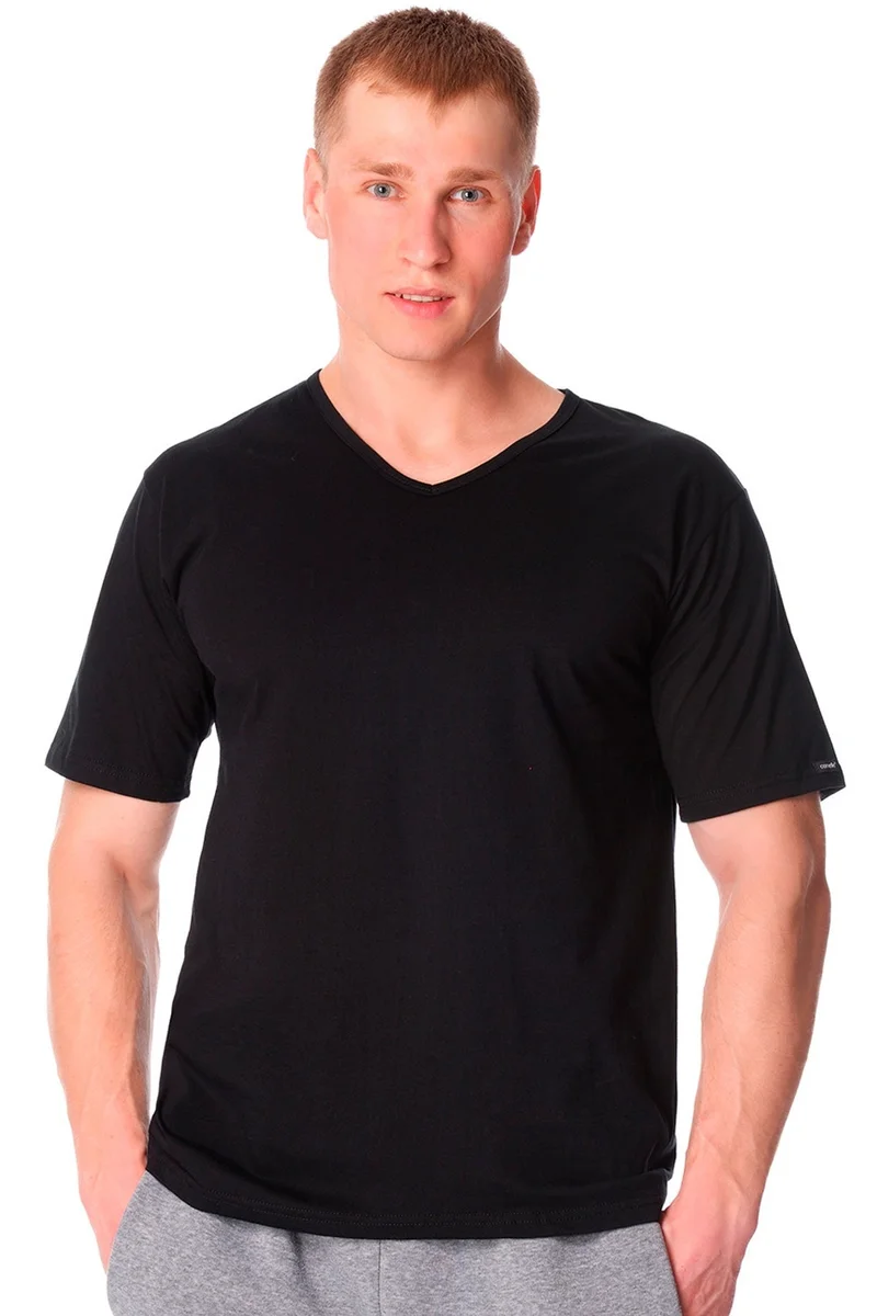 Pánské tričko 63L5 Authentic černá - Cornette