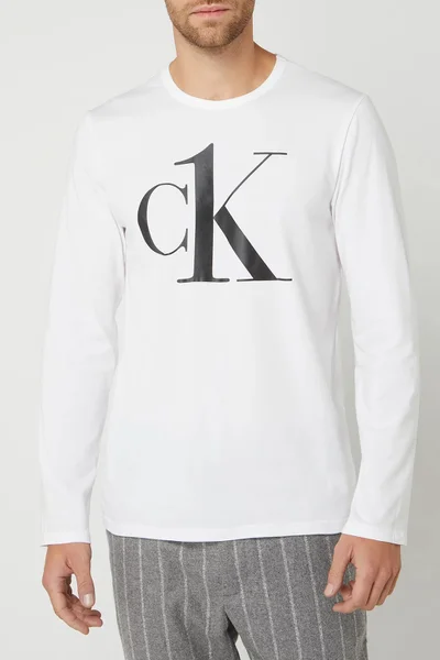 Pánské tričko 3JR bílá - Calvin Klein