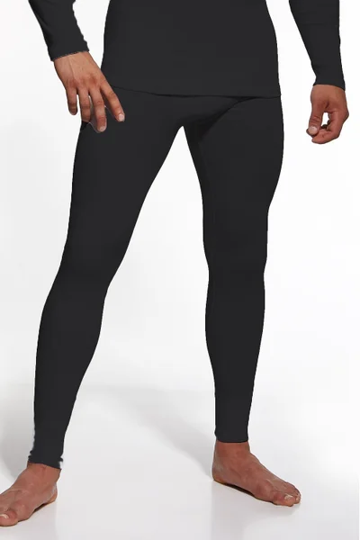 Pánské podvlékací kalhoty Authentic plus black - Cornette