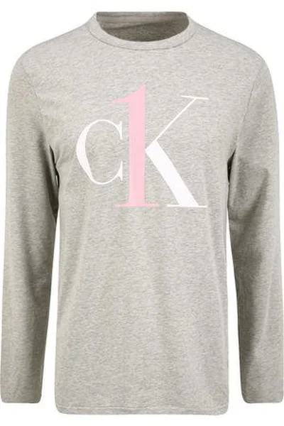 Pánské tričko QT01S PGK šedá - Calvin Klein