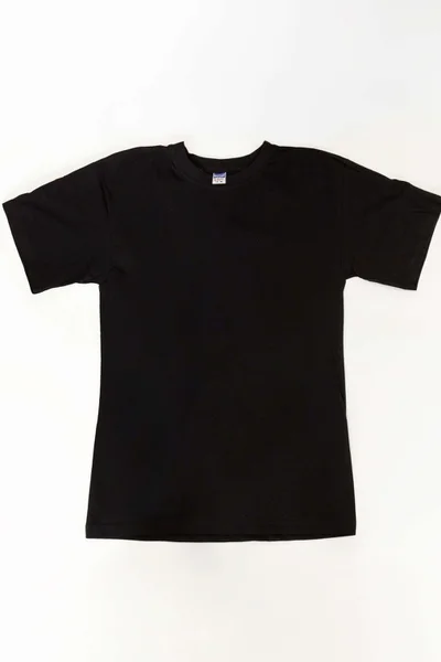 Pánské černé bavlněné tričko FPrice
