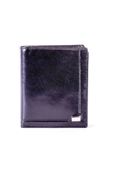 Kožená peněženka z přírodní černé kůže s vyražením FPrice