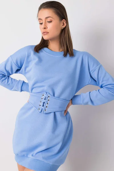 Dámská modré mikinové šaty RUE PARIS FPrice
