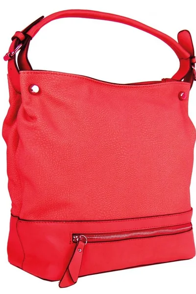 Velká kabelka na rameno červená - NEW BERRY