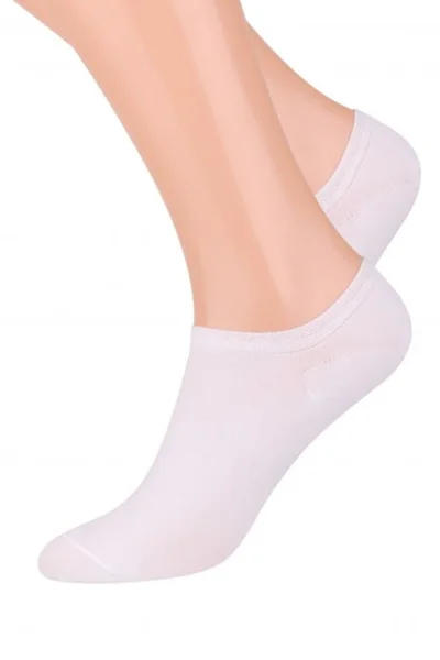Dámské ponožky 09R1 white - Steven