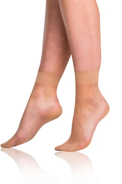 Dámské silonkové ponožky FLY SOCKS 454 DEN - BELLINDA - amber