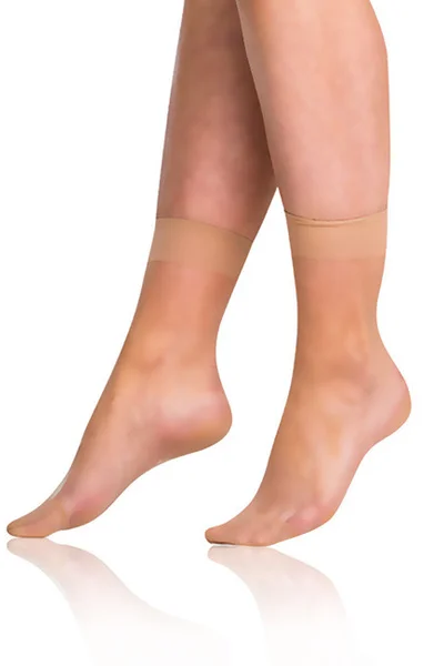 Dámské silonkové ponožky FLY SOCKS M89B57 DEN - BELLINDA - bronzová