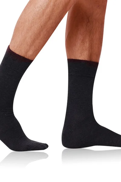 Pánské bavlněné ponožky COTTON MAXX MEN SOCKS - BELLINDA - šedá