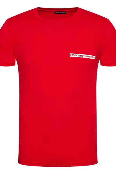 Pánské tričko M2ABF YA874 006 červená - Emporio Armani