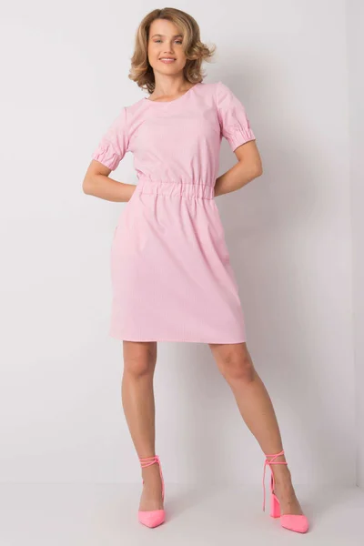 Růžové dámské šaty každý den FPrice