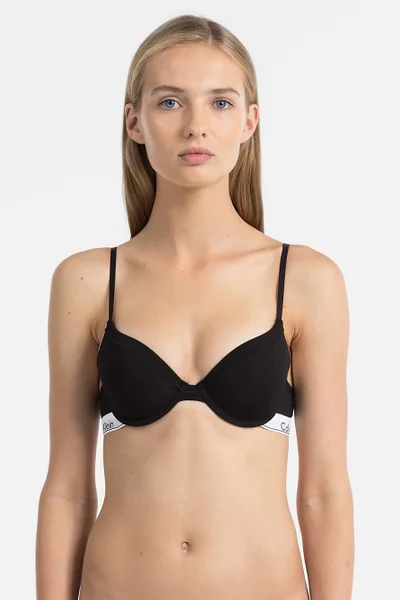 Podprsenka pro ženy s kosticí 7674X černá - Calvin Klein