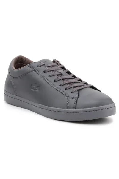 Lacoste Straightset 4 Srm Gry Leather M PL7 boty