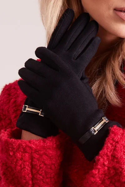 Klasické dámské rukavice černé FPrice