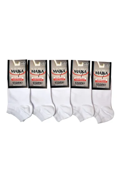 Hladké dámské ponožky - komplet 5 párů MAJKA