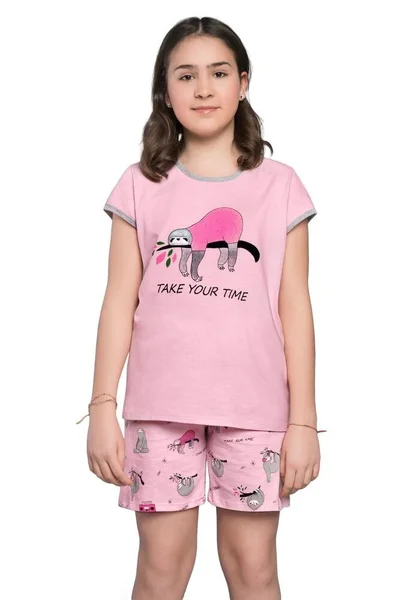 Dívčí pyžamo Lalima růžové Italian Fashion