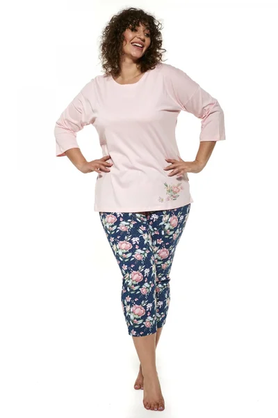 Pyžamo pro ženy M56J1K Flower plus - Cornette