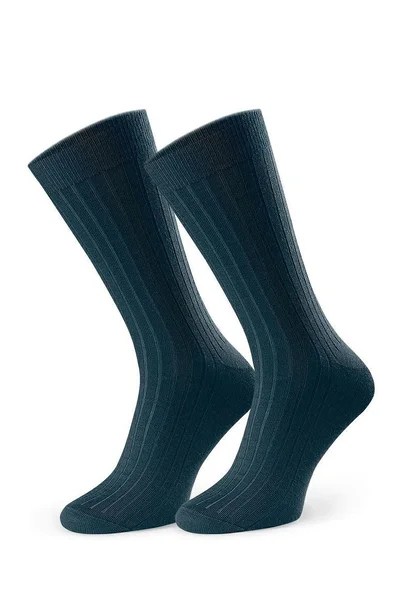 Pánské žebrované ponožky Steven 4QC0 Merino