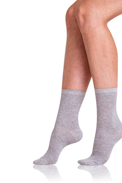 Dámské ponožky z bio bavlny GREEN ECOSMART LADIES SOCKS - Bellinda - šedá