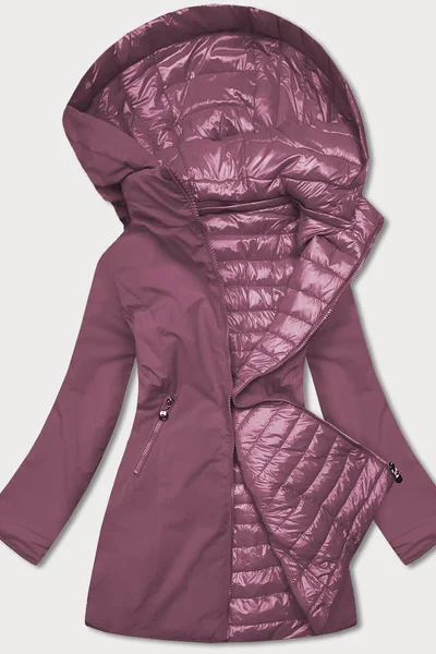 Oboustranná fialová bunda pro ženy BZS1F MINORITY