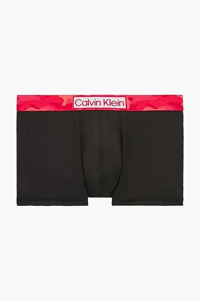Pánské trenýrky Camo 6FZS - 0Y8 černá - Calvin Klein