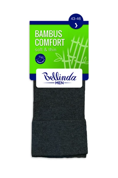 Bambusové klasické pánské ponožky BAMBUS COMFORT SOCKS - Bellinda - hnědá