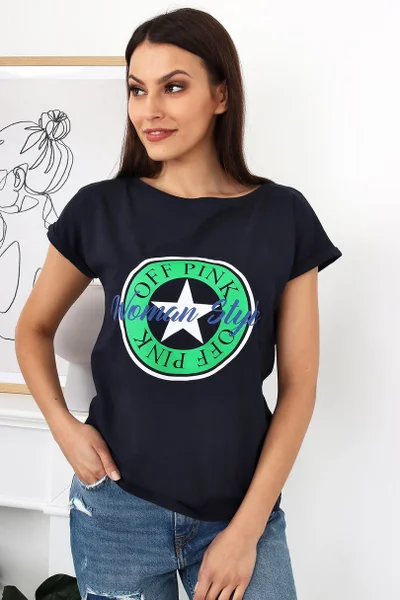 Dámské tričko STAR OFF PINK