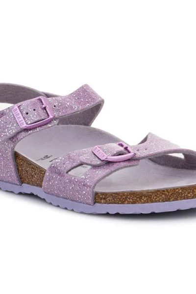 Dětské sandály Birkenstock Rio LT163 Cosmic Sparkle Lavender