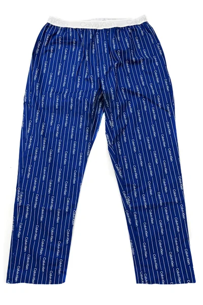Pyžamo pro muževé kalhoty - I09H7 1MR - modrábílá - Calvin Klein