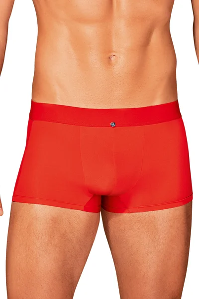 Pánské slipy Boldero boxer shorts red - Obsessive