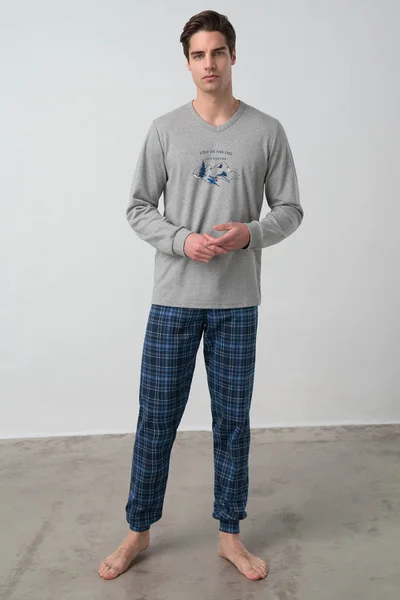 Vamp - Pánské pohodlné pyžamo 03963 - Vamp