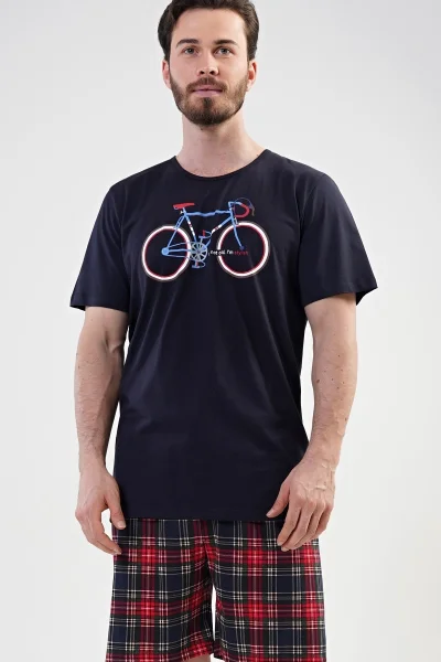 Pyžamo pro muže šortky Old bike Gazzaz