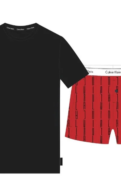Pyžamo pro muže OPH46 46EP9 černáčervená - Calvin Klein