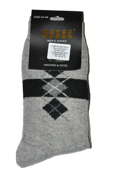 Pánské ponožky Ulpio Cosas N4S Angora 86YA Vzor 0G6HJ6