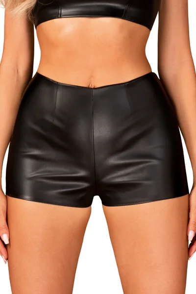 Dámské sexy šortky Hermeza shorties black - Obsessive