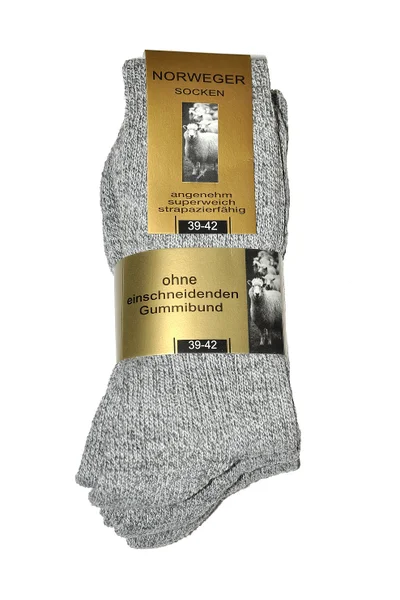 Pánské ponožky WiK Norweger Wolle 3páry - SO435 - Gemini