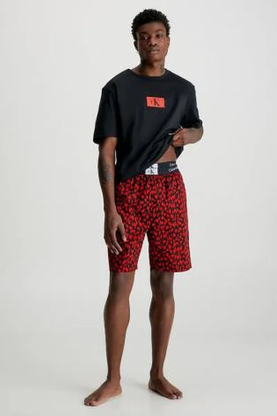 Pyžamo pro muže UH5 BII černá-červená - Calvin Klein