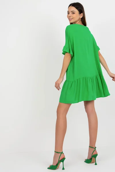 Zelené dámské šaty FPrice - Luxoria Collection