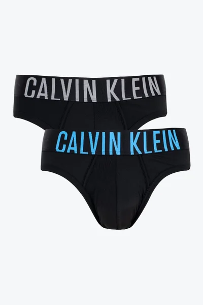 Pánské slipy s ozdobným pasem od Calvin Klein v černé barvě