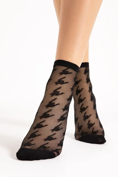 Jemné vzorované ponožky Fiore G Rita pro dámy