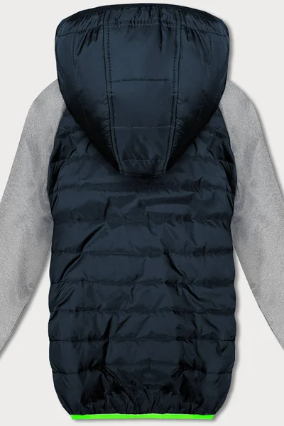 Sportovní bunda s kapucí J.STYLE - šedá