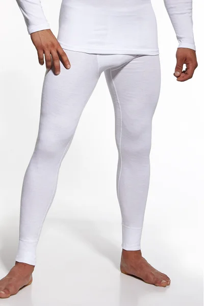 Pánské podvlékací kalhoty Authentic white - Cornette