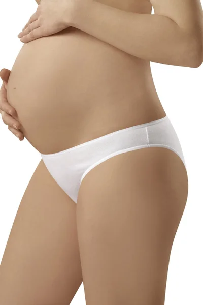 Dámské těhotenské kalhotky Mama mini white - Italian Fashion