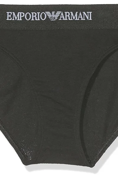 Dámské kalhotky 2pcs 69X324 0GY T62 černá - Emporio Armani