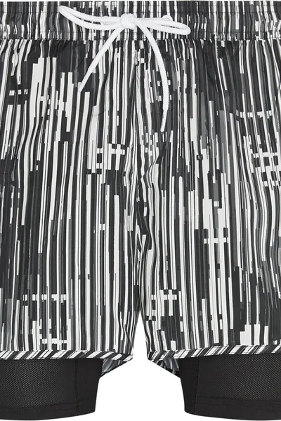 Pánské kraťasy 0S9T9 černobílá - Calvin Klein