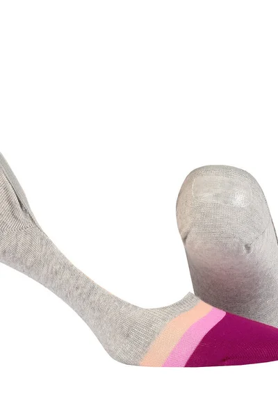 Dámské vzorované ponožky se silikonem Wola