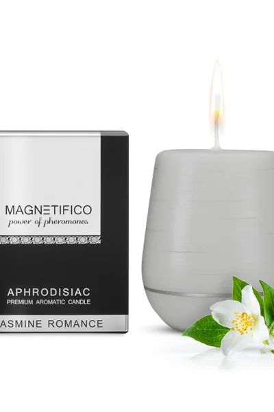Afrodiziakální vonná svíčka Magnetifico Aphrodisiac Candle Jasmine Romance - Valavani