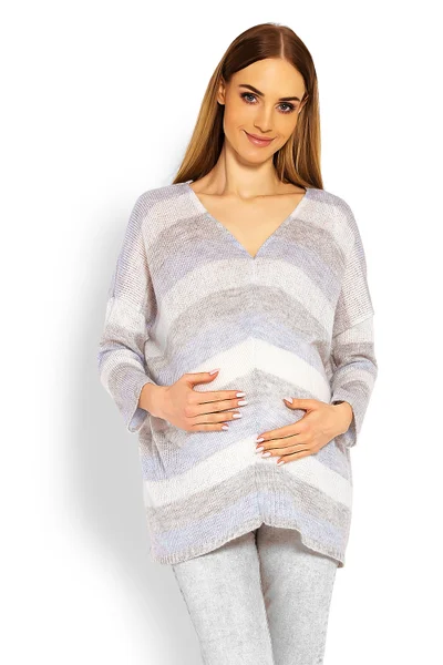 Dámský těhotenský svetr model 97516 PeeKaBoo