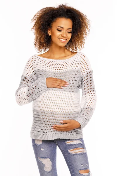 Dámský těhotenský svetr model 93726 PeeKaBoo